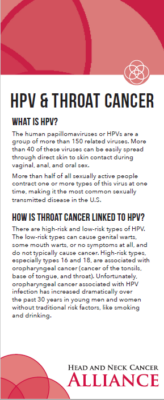 cover of HPV brochure